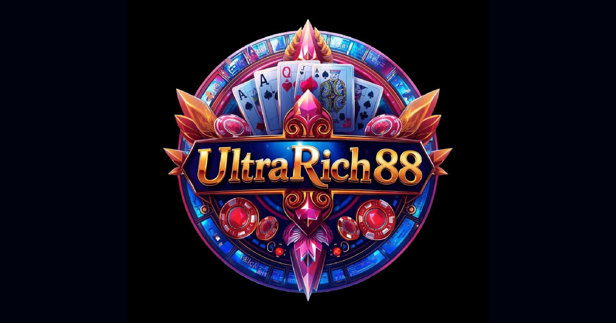 Main hero banner of Ultrarich88 showing mobile gaming experience with 2,000+ titles